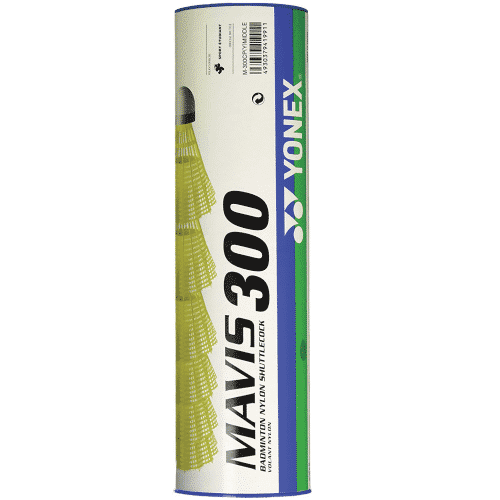 Blanc Yonex Mavis 300 navettes tube de 6 
